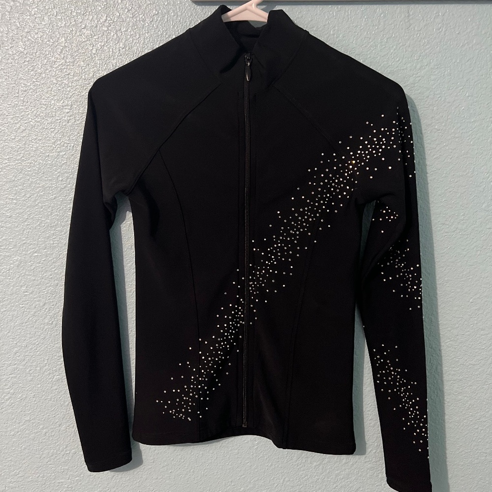 Black segester figure skating jacket